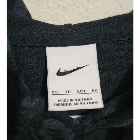 Nike Hoodie Womens Size XS Cropped Leopard Animal Print Pullover (809) - Picture 5 of 6